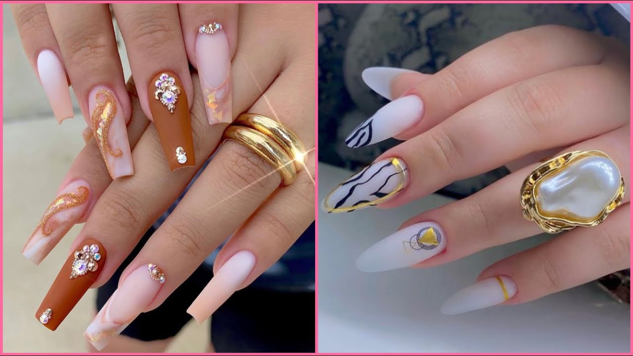 TRENDY ACRYLIC NAIL ART DESIGNS & INSPO