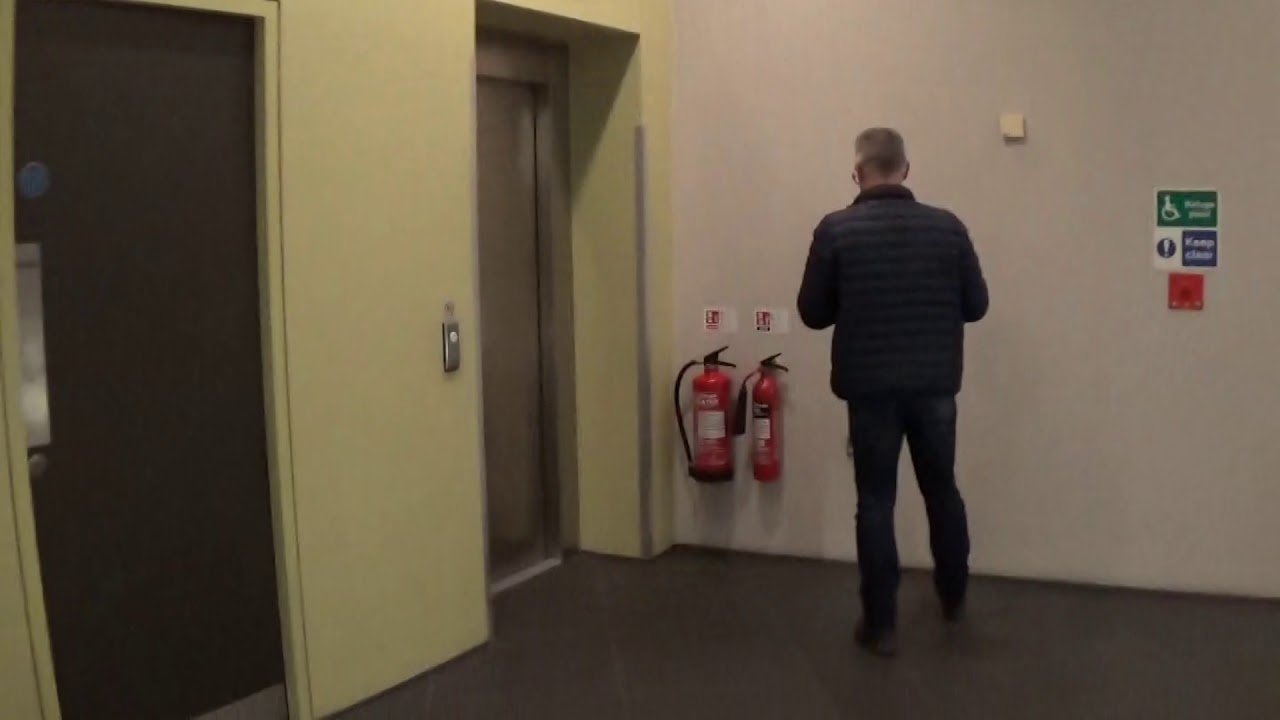 Kone EcoDisc Elevator At The Newry Train Station