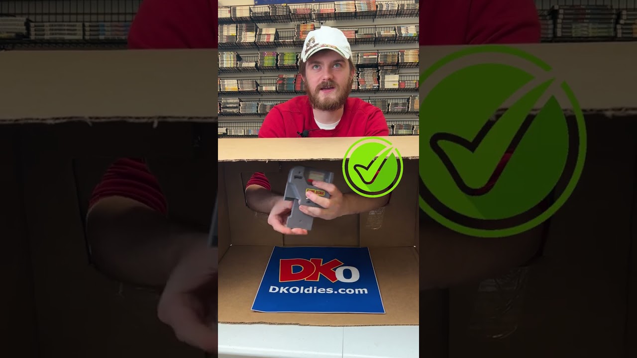 Can Hunter guess these retro gaming items without looking?