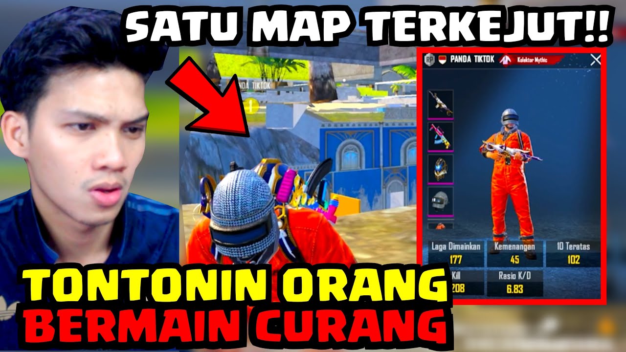 TONTONIN ORANG BERMAIN CURANG PAKAI BUG ATAU CHEATER?! SIAPAKAH DIA? KITA TONTONIN - PUBG MOBILE