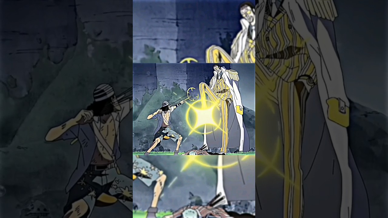 Usopp vs Admiral Kizaru #onepiece #usopp #trending #music #shorts