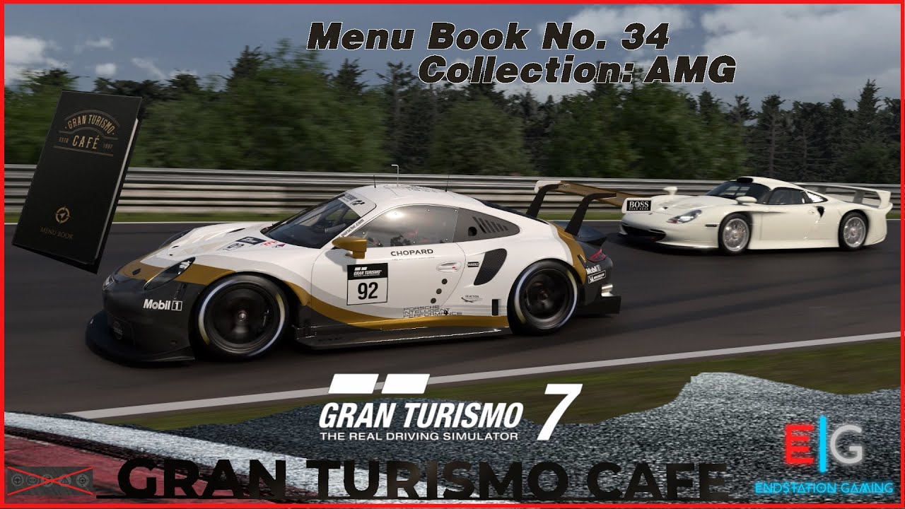 Gran Turismo 7 - GT Cafe - Menu 34  - Collection: AMG -  PS5 - No Assistants