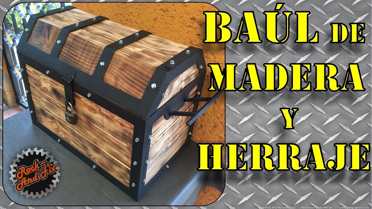 Como hacer un Cofre/Baúl de Madera y Herraje paso a paso | DIY
