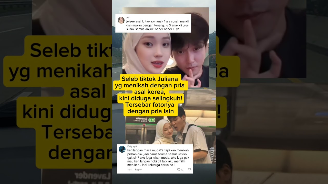Seleb Tiktok Selingkuh #juliana #jule #daehoon #selingkuh #short
