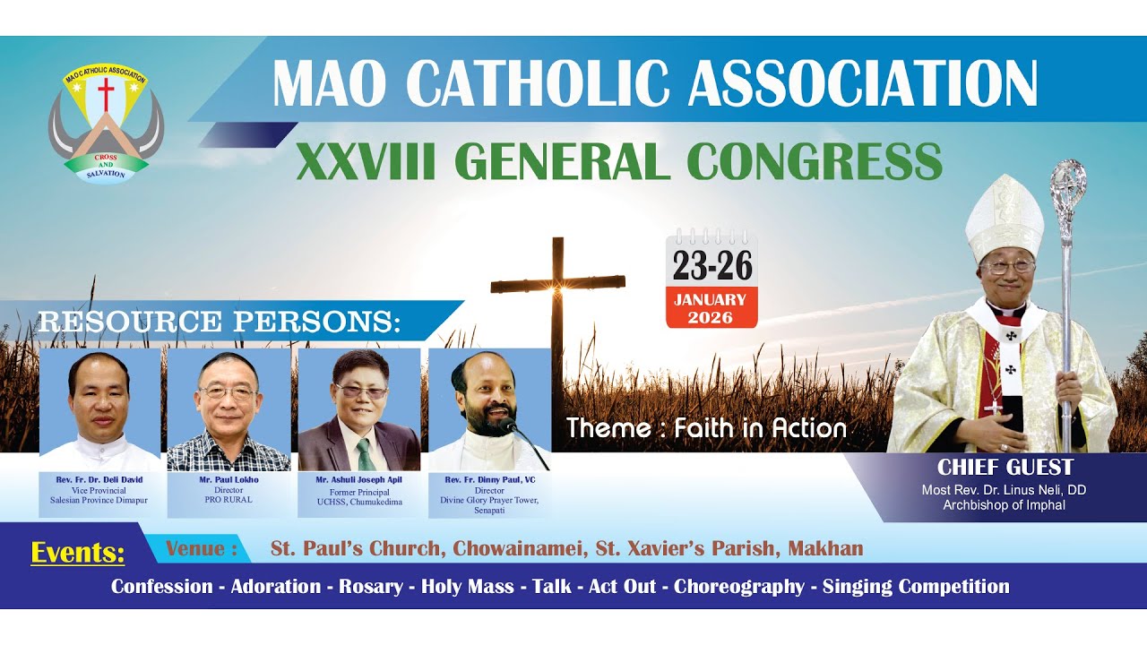 MAO CATHOLIC ASSOCIATION | THE XVIII GENERAL CONGRESS 2026 | 4TH SESSION