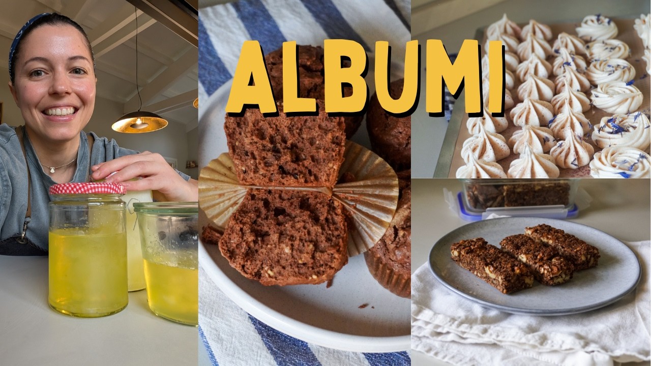 3 dolci con soli ALBUMI #cucinosenzasprechi