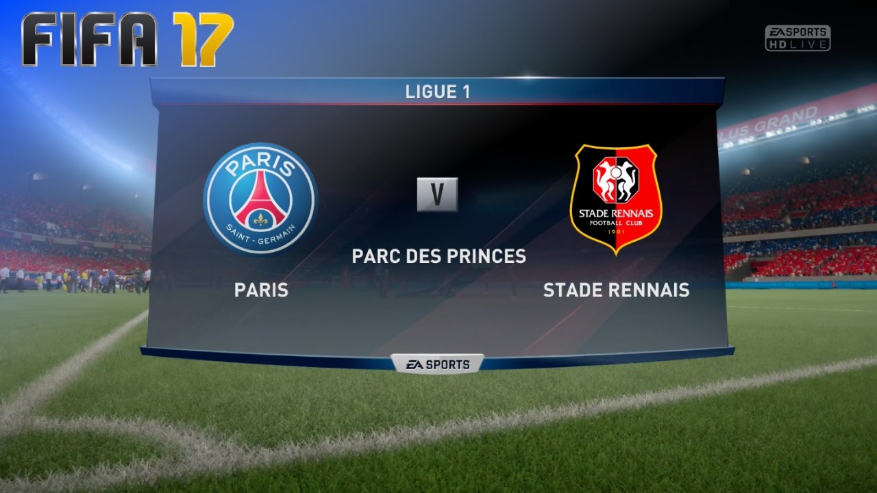 FIFA 17 - Paris Saint Germain vs. Stade Rennais FC @ Parc des Princes