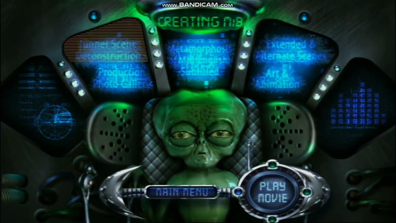 Men In Black DVD Menu Walkthrough