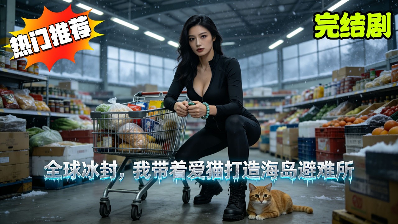 冰封末世完结爽剧︱前世被前男友一家弃于雪地，这一世她携空间狠狠复仇【全球冰封，我带着爱猫打造海岛避难所】#末日 #求生 #末世 #短劇 #ai劇 #ai真人劇 #天天劇場 #冰雪
