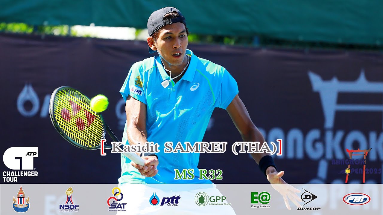 Bangkok Open 2025 (1) MS R32  -  (WC) Kasidit SAMREJ (THA) VS (Q) Clement TABUR (FRA)