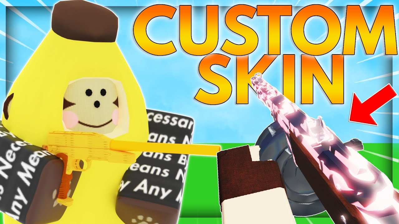 How to get *CUSTOM COLOUR* Weapon Skins in arsenal.. (Roblox Arsenal)