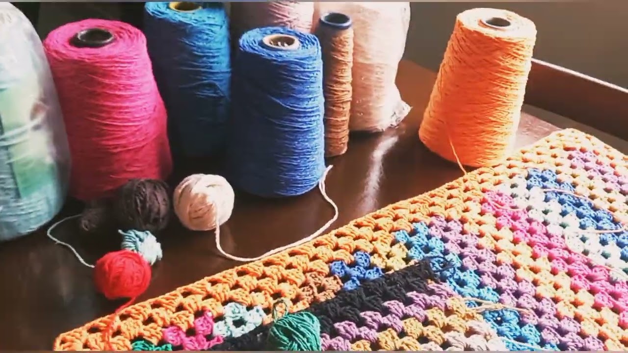 # tem cones abertos aí?De uma pronta entrega feito com sobras de Barbantes virou uma encomenda!!