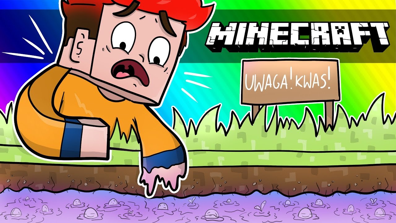 🔥 WODA ZMIENIŁA SIĘ W KWAS? CO TERAZ?! | MINECRAFT (Acidblock #1) /w Puzon