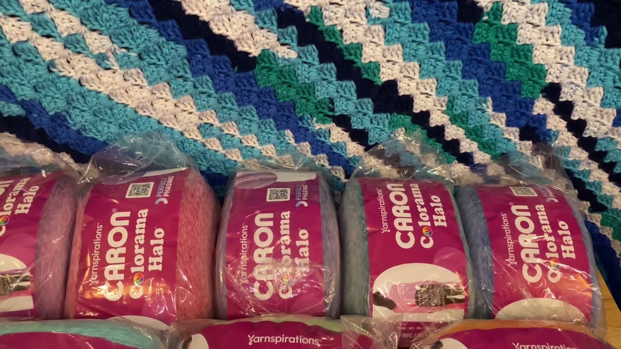 Распаковка новой пряжи Caron Colorama Halo || @CrafTeeP #вязаниекрючком #пряжа #распаковка