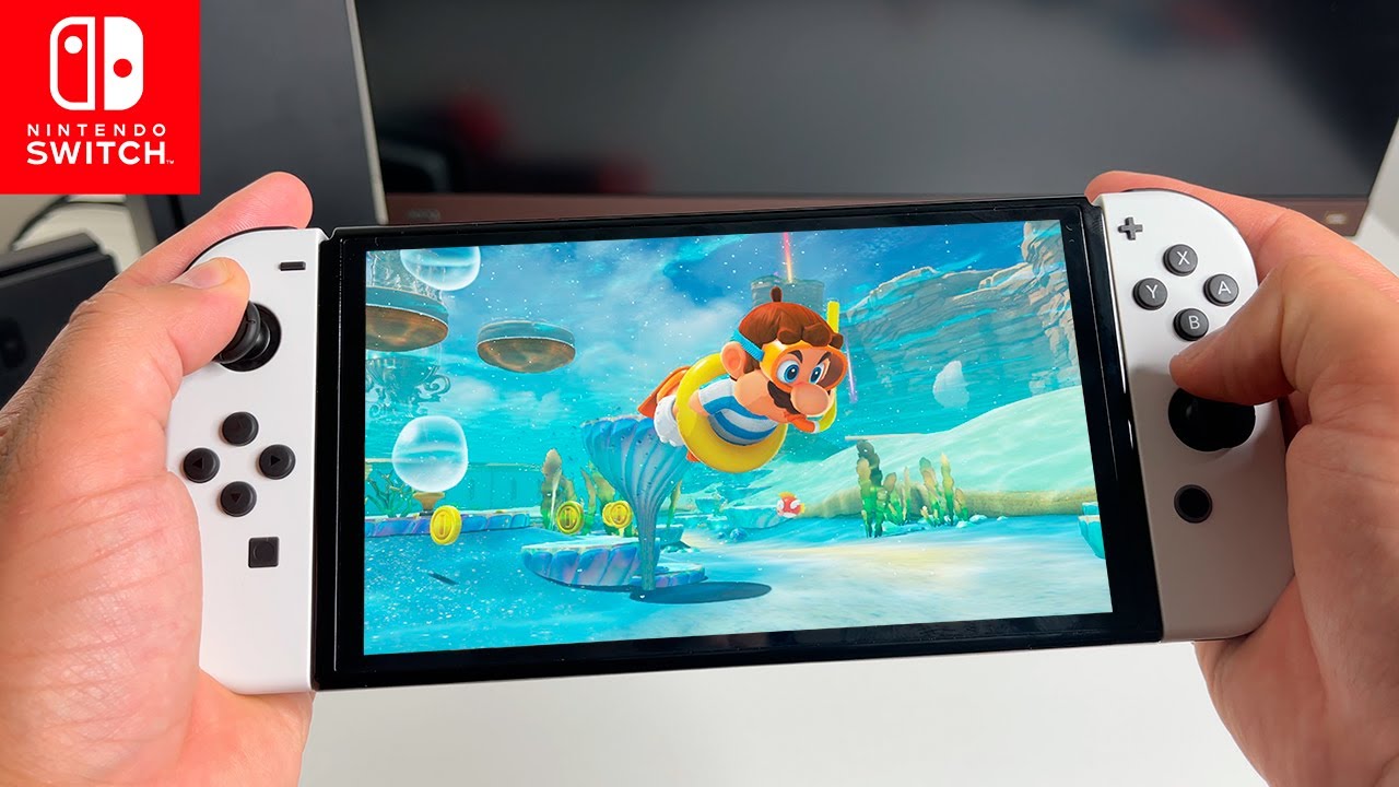 Super Mario Odyssey OLED Nintendo Switch Gameplay