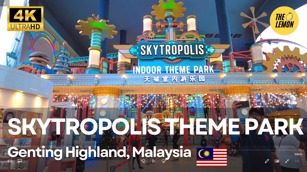 Skytropolis Indoor Theme Park Walking Tour | Resort World Genting Highland, Pahang Malaysia [4K HDR]