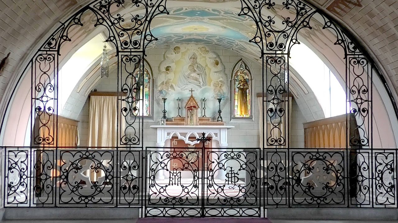 The amazing Italian Chapel on Lamb Holm, built from huts by prisoners on Orkney Islands of Scotland