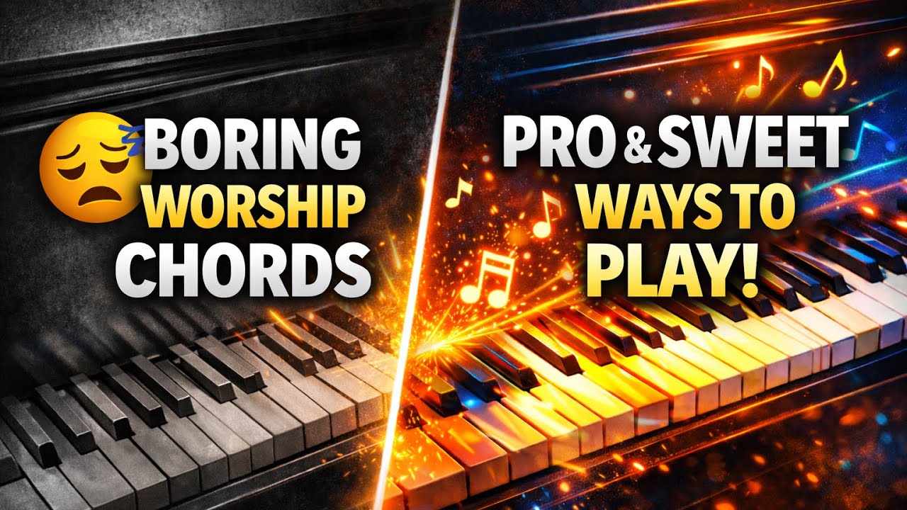 ALPHA AND OMEGA - STOP THOSE BORING CHORDS!! 3 CRAZY PIANO APPROACH THE PROS WON'T TEACH YOU on F#