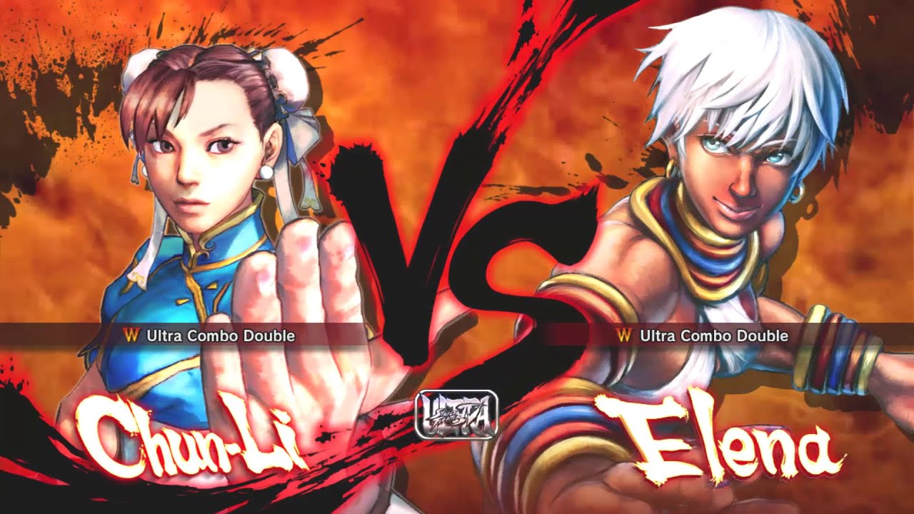 Ultra Street Fighter 4 - Chun-Li Vs Elena [Hardest]