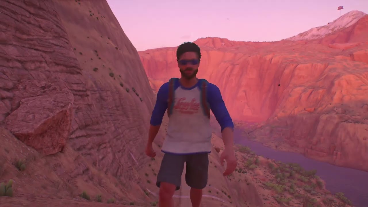 Peacefully hiking through nature in Riders Republic on PlayStation 5 (episode 2)