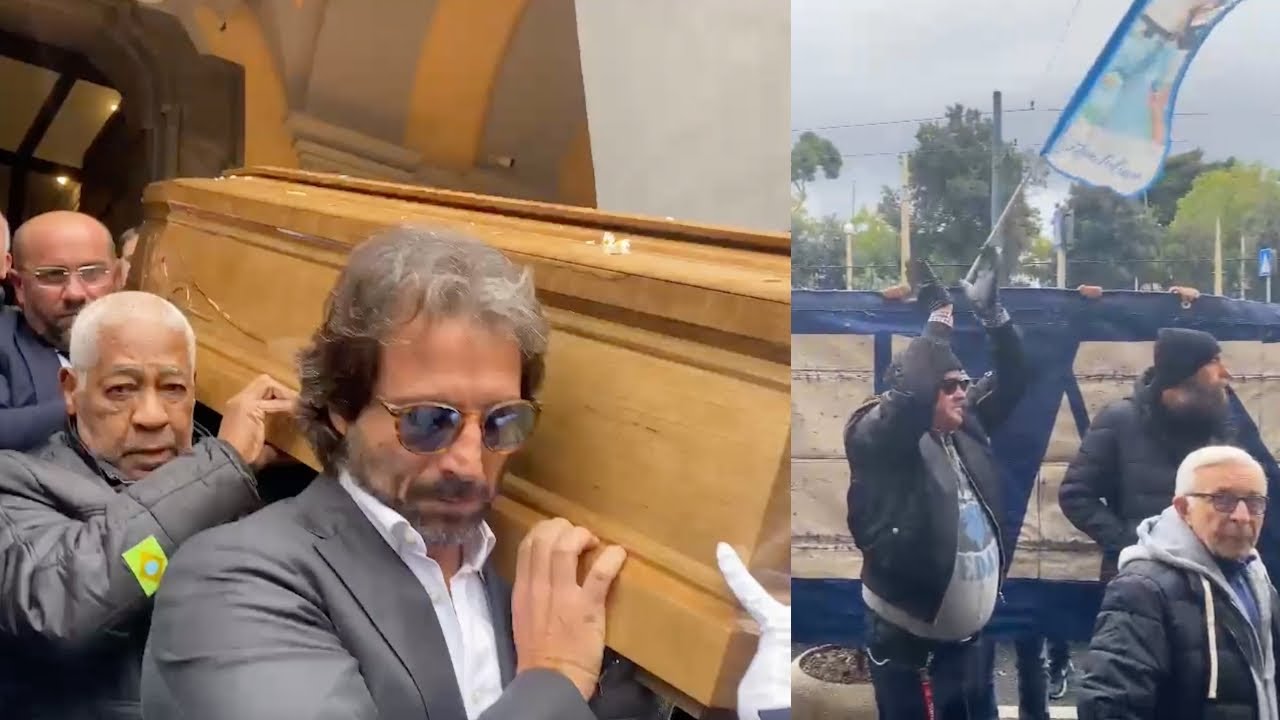 Funerale Juliano, Cané porta il feretro! Coro Ultras Napoli da brividi e applausi 🥺😢