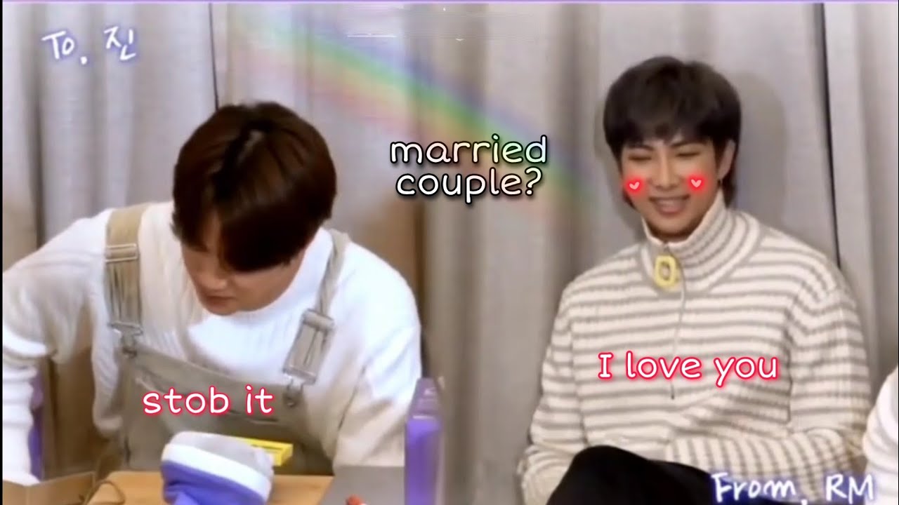NAMJIN ACTING LIKE MARRIED COUPLEnam