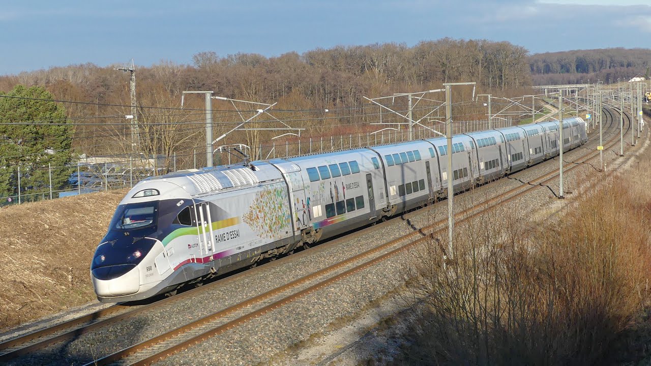 Spot sur la LGV Rhin Rhône et essais TGV M et Frecciarossa
