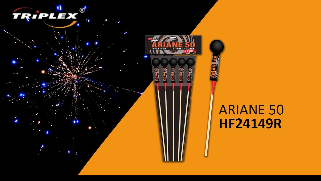 FAJERWERKI HF24149R RAKIETY ARIANE 50 2'' F2 RIAKEO FIREWORKS