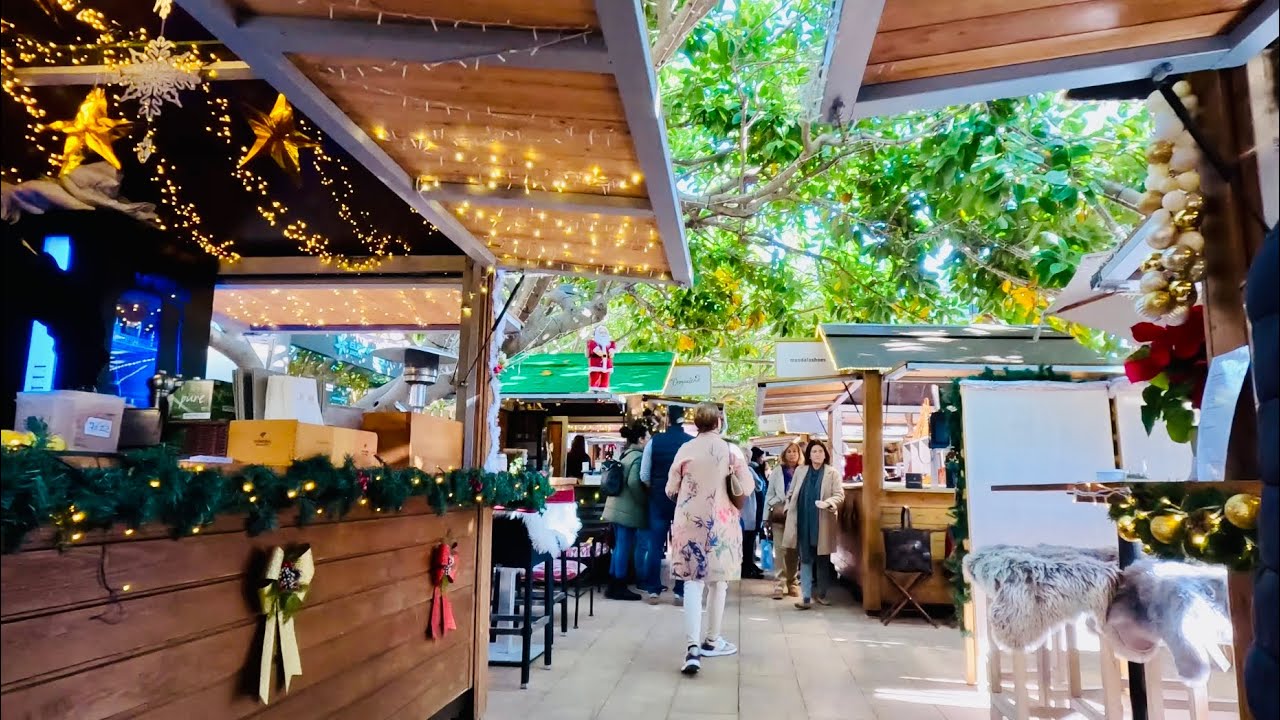 Get Ready for the Most Epic Christmas Market Experience in Portals Mallorca 4K!