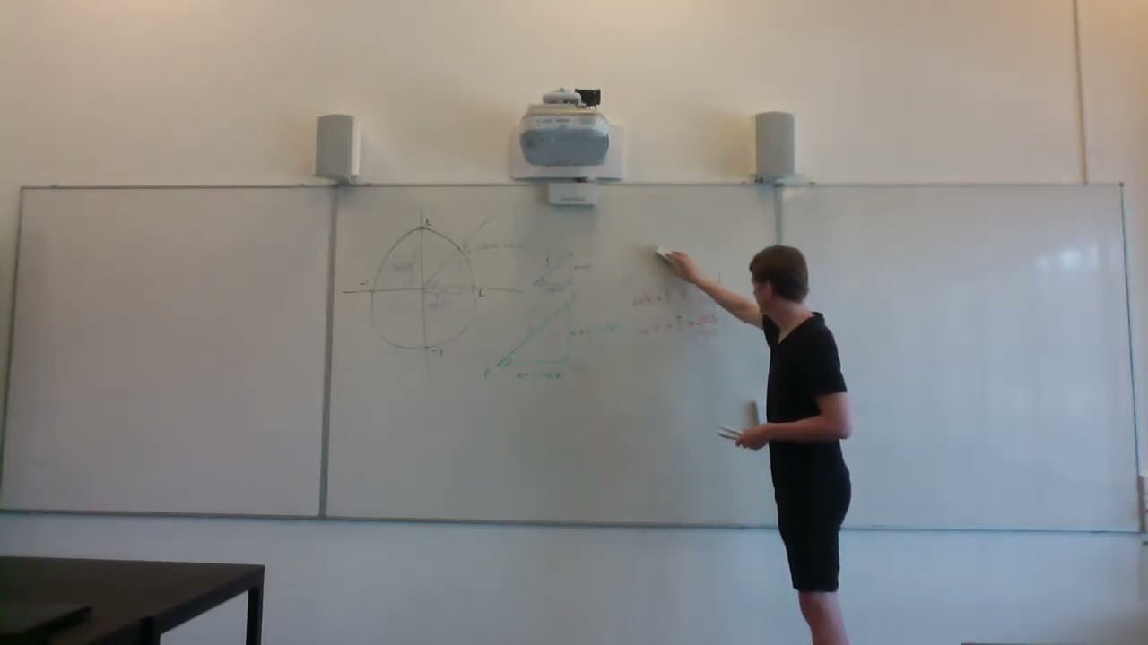 Udledning af formler for retvinklet trekant, samt cosinusrelationerne