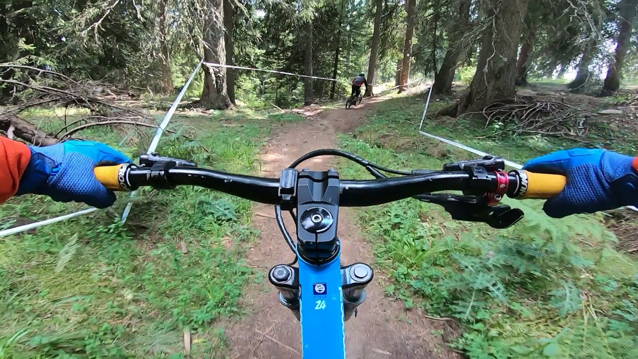 MTB -PAMPOROVO Bike Park- The Wall  DH trail - my son POV 🥰