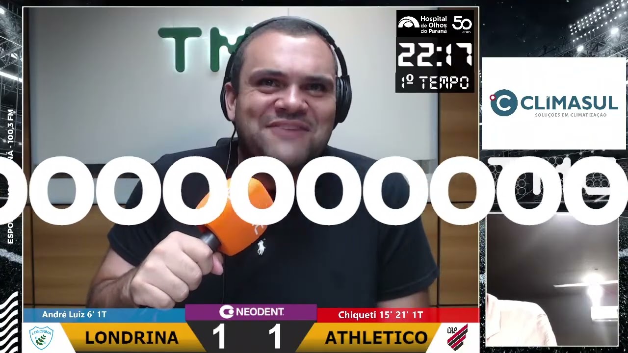 GOL DO ATHLETICO, CHIQUETI AOS 21 minutos do 1º tempo | LONDRINA 1x2 ATHLETICO - 15/02/2026