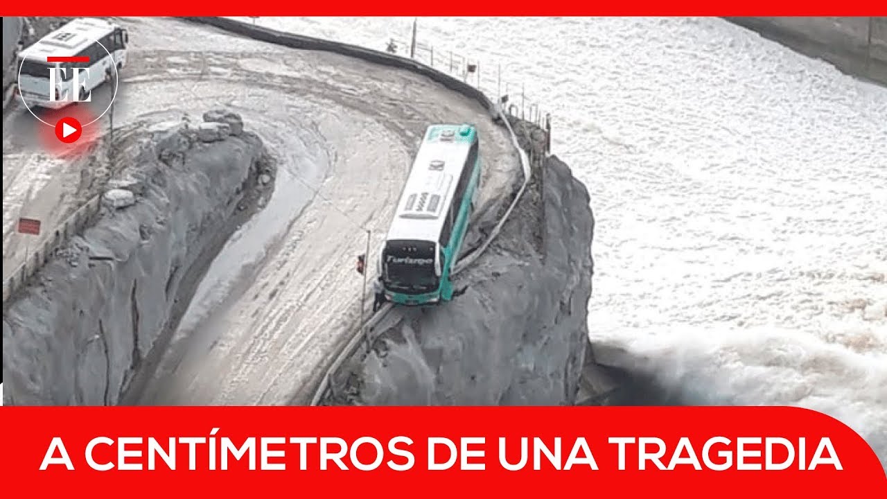 Hidroituango: un bus por poco cae al vertedero | El Espectador