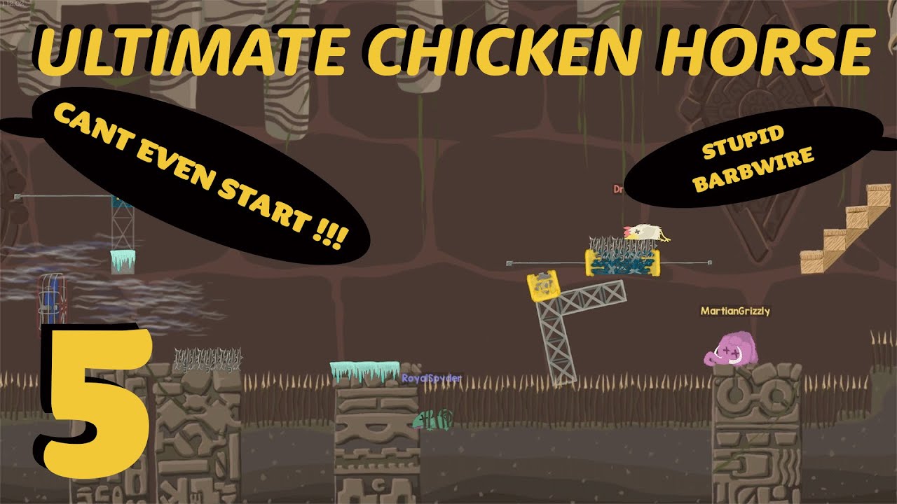 CANT STAY ALIVE LONG ENOUGH!! | Ultimate Chicken Horse