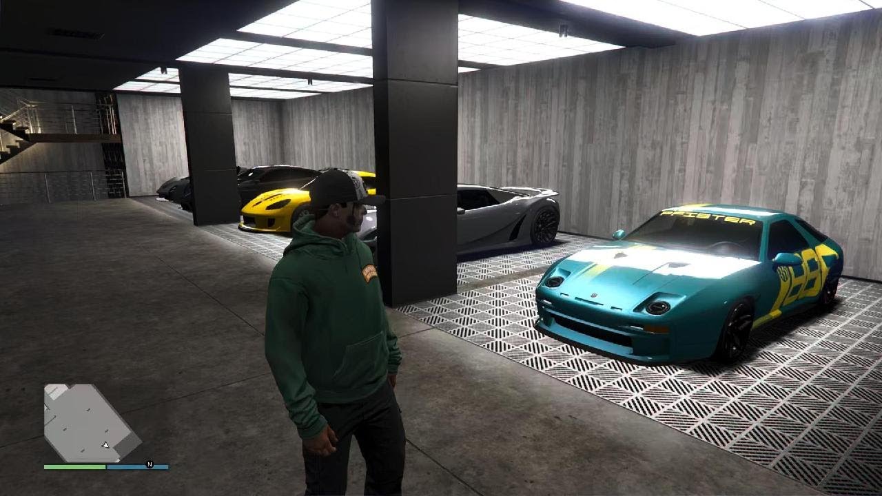 Grand Theft Auto V Porsche Garage