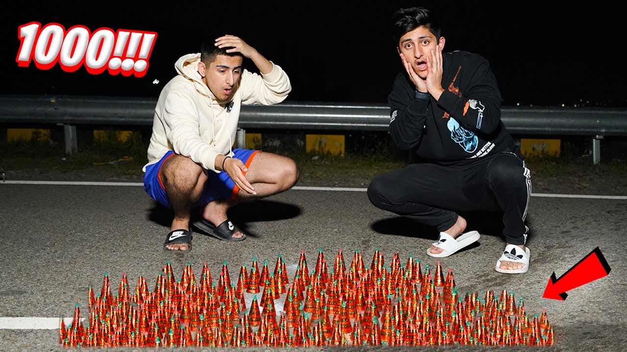 100 Diwali Anar Ek Sath | अब क्या होगा ? 😨