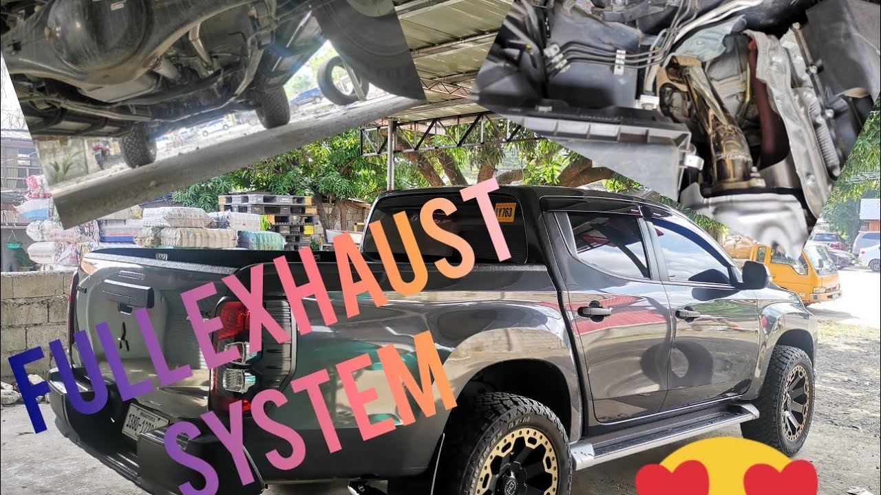 Mitsubishi Strada Full Exhaust