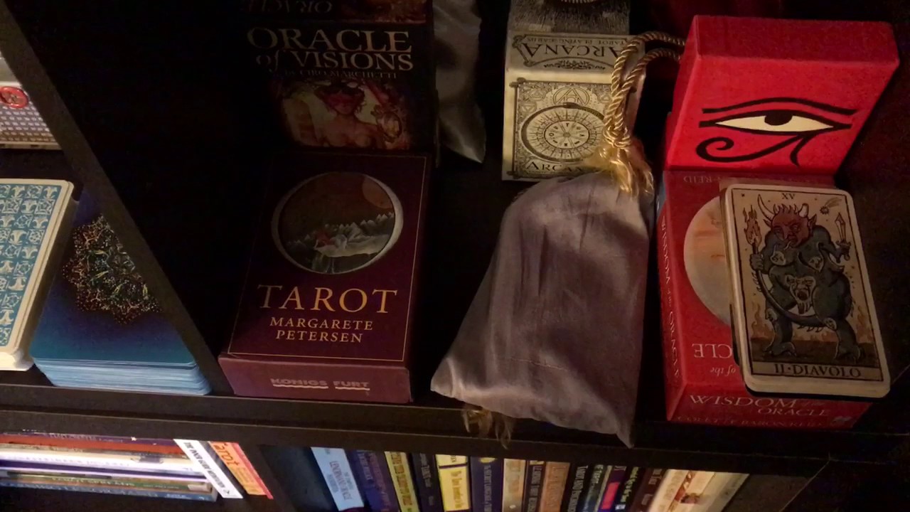 My tarot shelves
