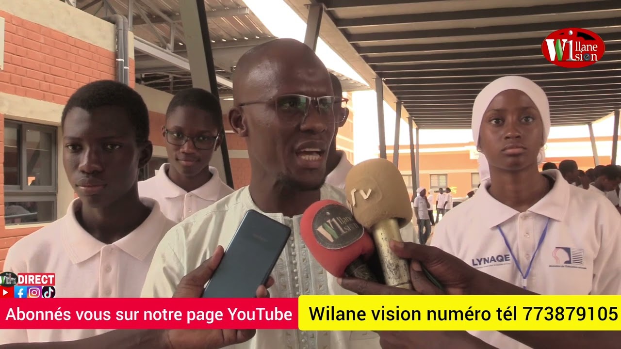 Idrissa kébé, directeur des études du lynaque de kaffrine revient sur l'objectif de la journée