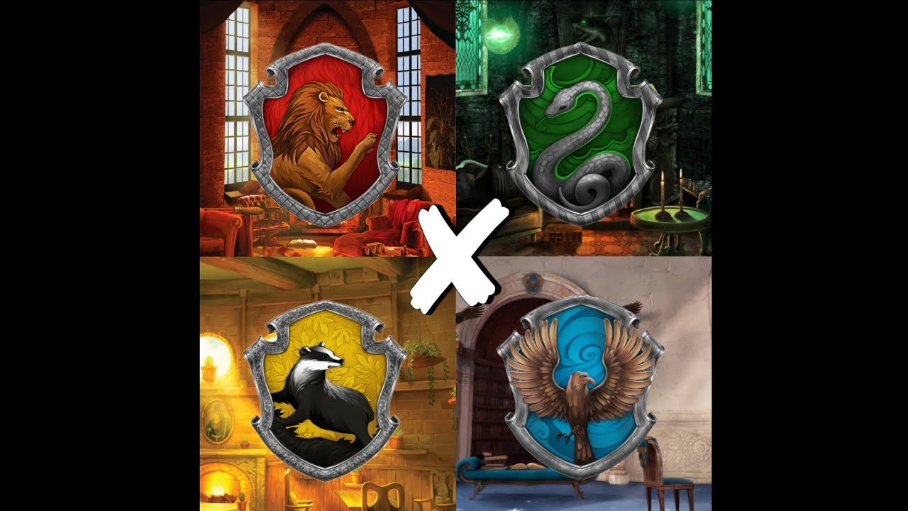 [Harry Potter] Combined Hogwarts houses edits ✨