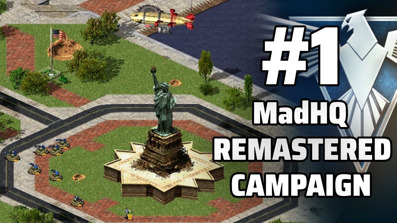 Red Alert 2 | MadHQ's Remastered Campaing Missions | Allied #1 - Lone Guardian