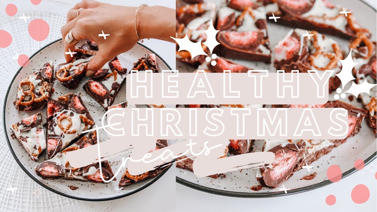 PALEO + VEGAN HEALTHY CHRISTMAS CHOCOLATE BARK #COOKINGWITHCEE