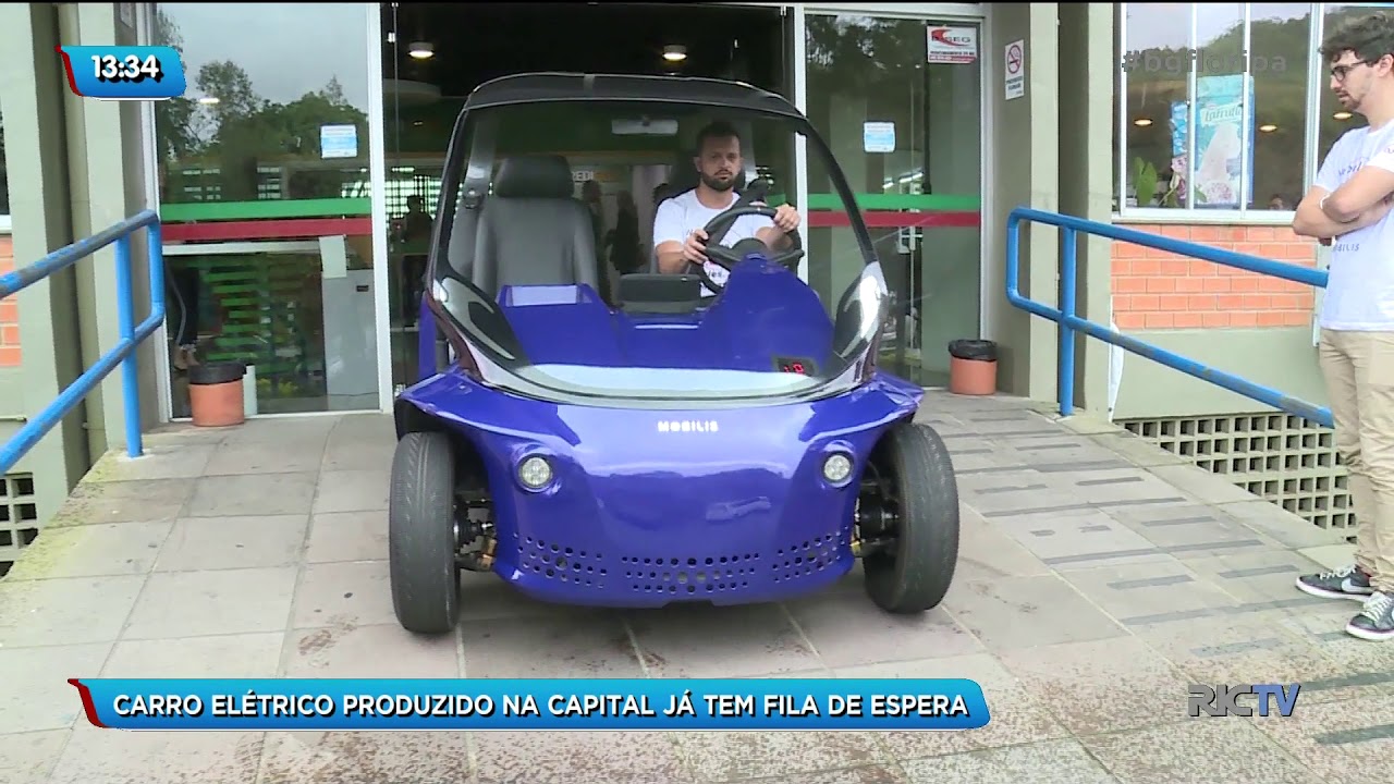 Carro elétrico produzido em Florianópolis já tem fila de espera para compras