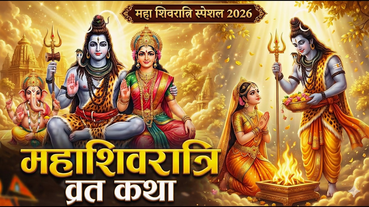 महाशिवरात्रि की भगवान शिव की पवित्र व्रत कथा | mahashivratri Katha | Shiv mahapuran #mahadev