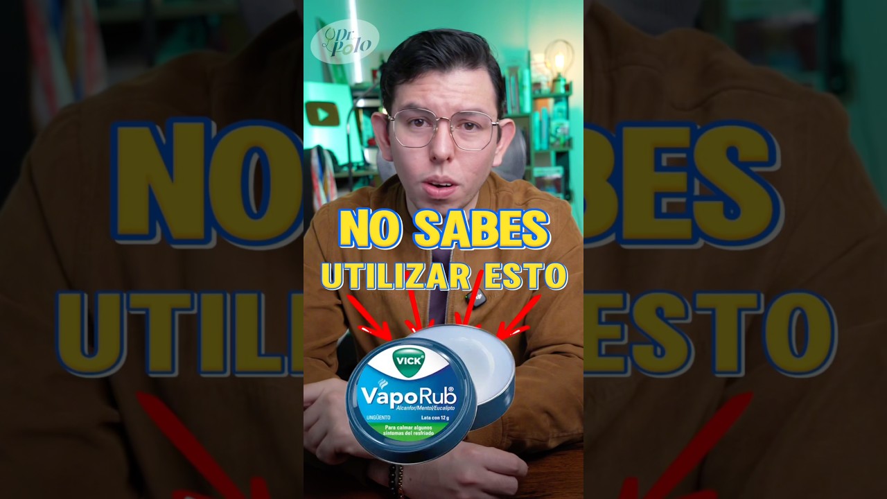 NO utilices el VAPORUB, sin saber ESTO! M&aacute;s en IG #medicina #sabiasque #curiosidades