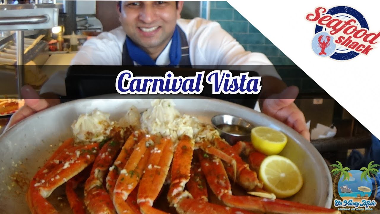 Carnival Seafood Shack Menu and Food Review - Is It Worth It? Carnival Specialty Restaurant Review