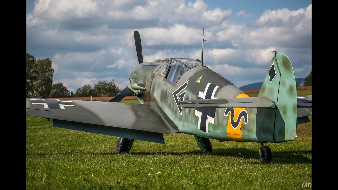 Czech Bf109, Yak 3 V2   HD 1080p