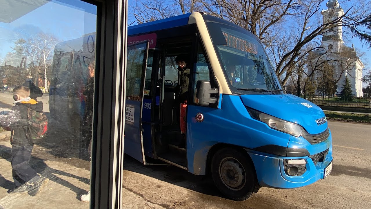 Vožnja Na Liniji 33 u Iveco Feniksbus #993 Ž.Stanica-Gospođinci