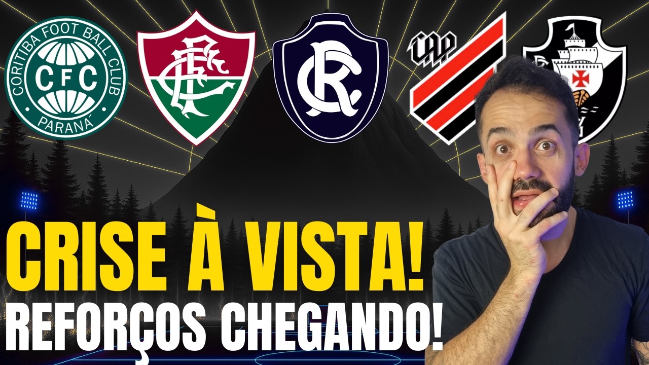 QUE DIA!! BOMBA NO REMO, REFORÇO NO CORITIBA, ATHLETICO-PR LÍDER, ATACANTE NO FLU E CRISE NO VASCO!