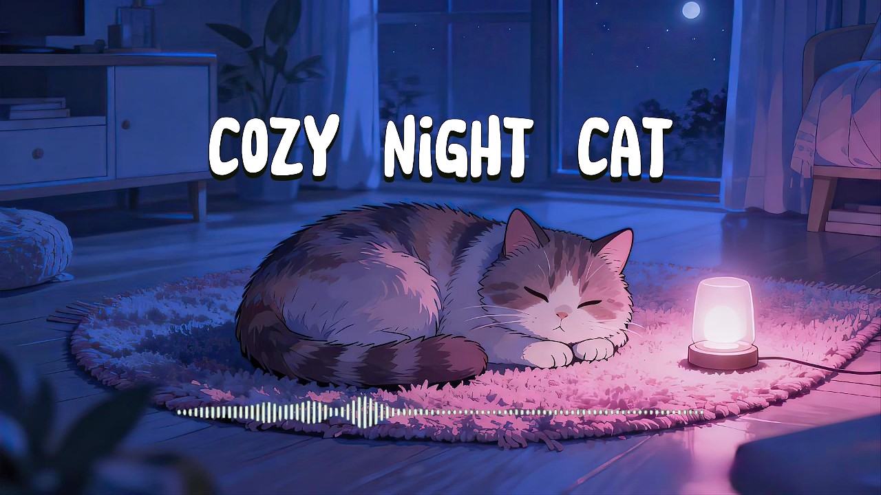 Midnight Kitchen Vibes 🐈 Soft Lofi Hip Hop [Study / Relax] ✨